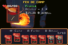 Feu de camp : forge avec aperçu amélioré
