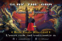 Choix de la teinte du héros (Classique, Chromatique, Ombre, Or)